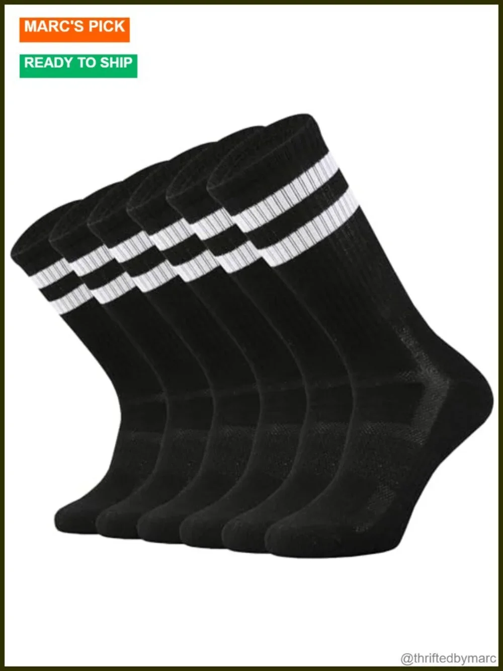 Cushioned Crew Athletic Socks for Men Women, Moisture Wicking, Odor Control,